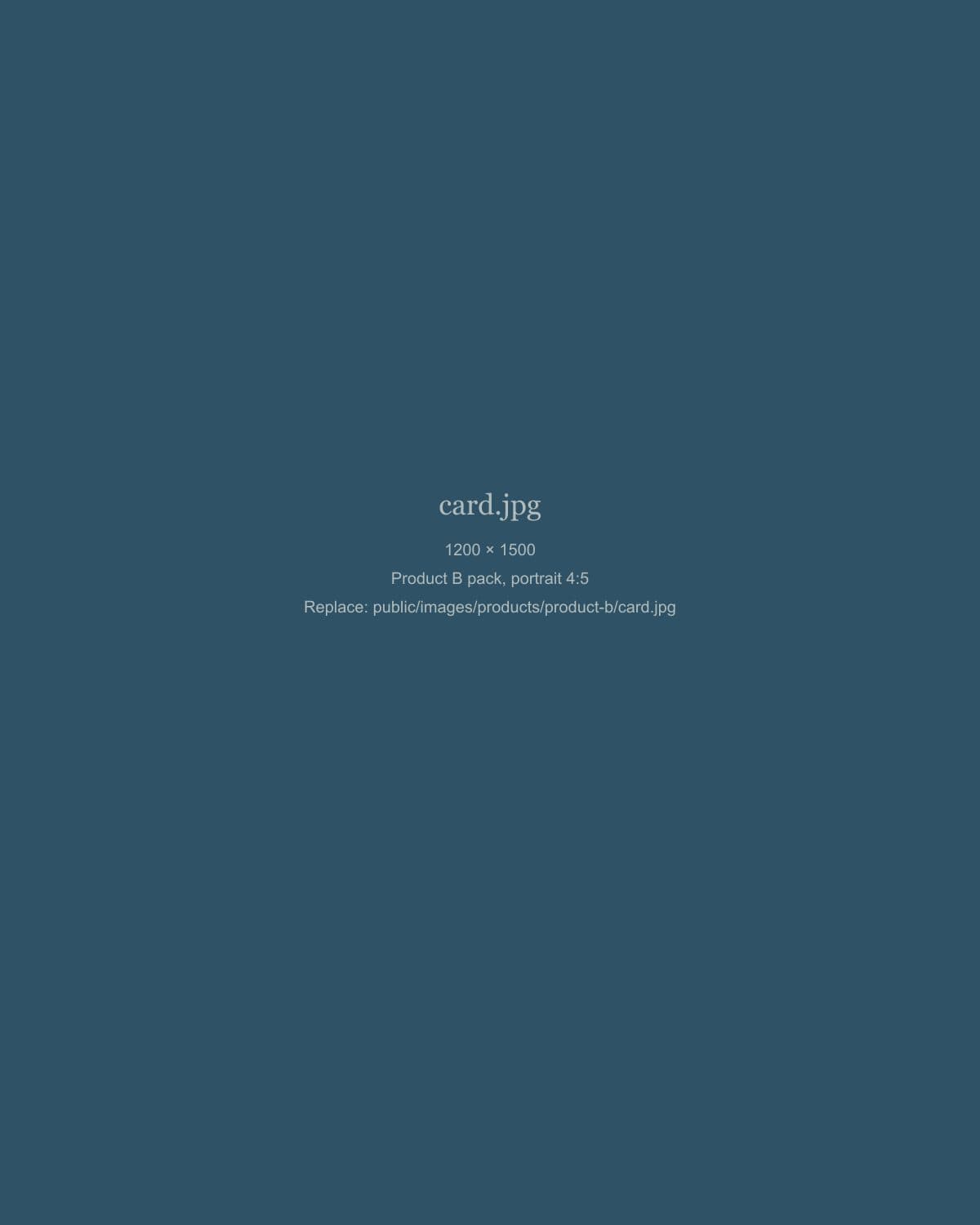 [TODO: photo of the product B pack]